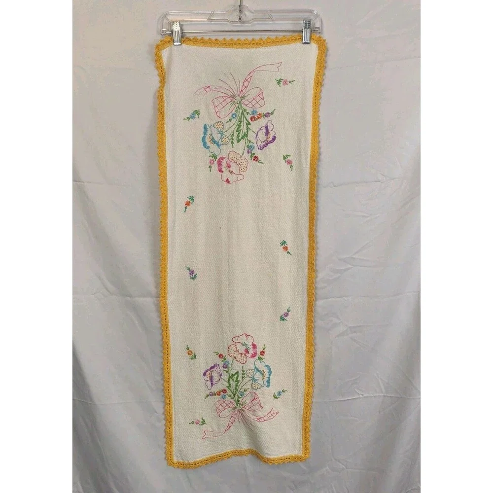 Handmade hand embroidered